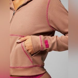 Fabletics Waffle Hoodie size small new